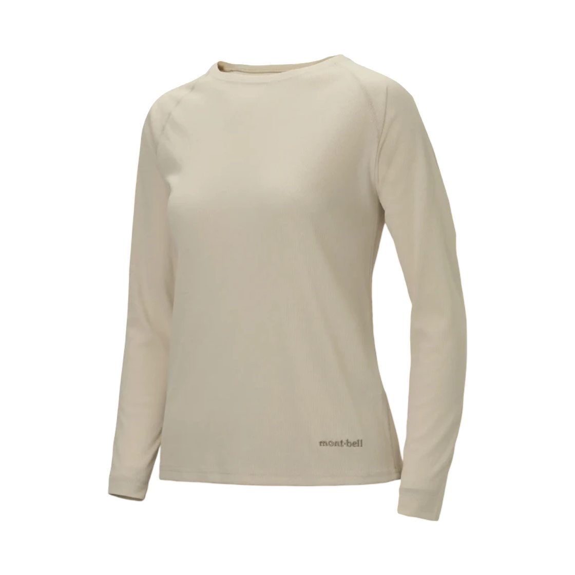 1114927 (W) Montbell Wickron Fit Long Sleeve T-Shirt Ivory