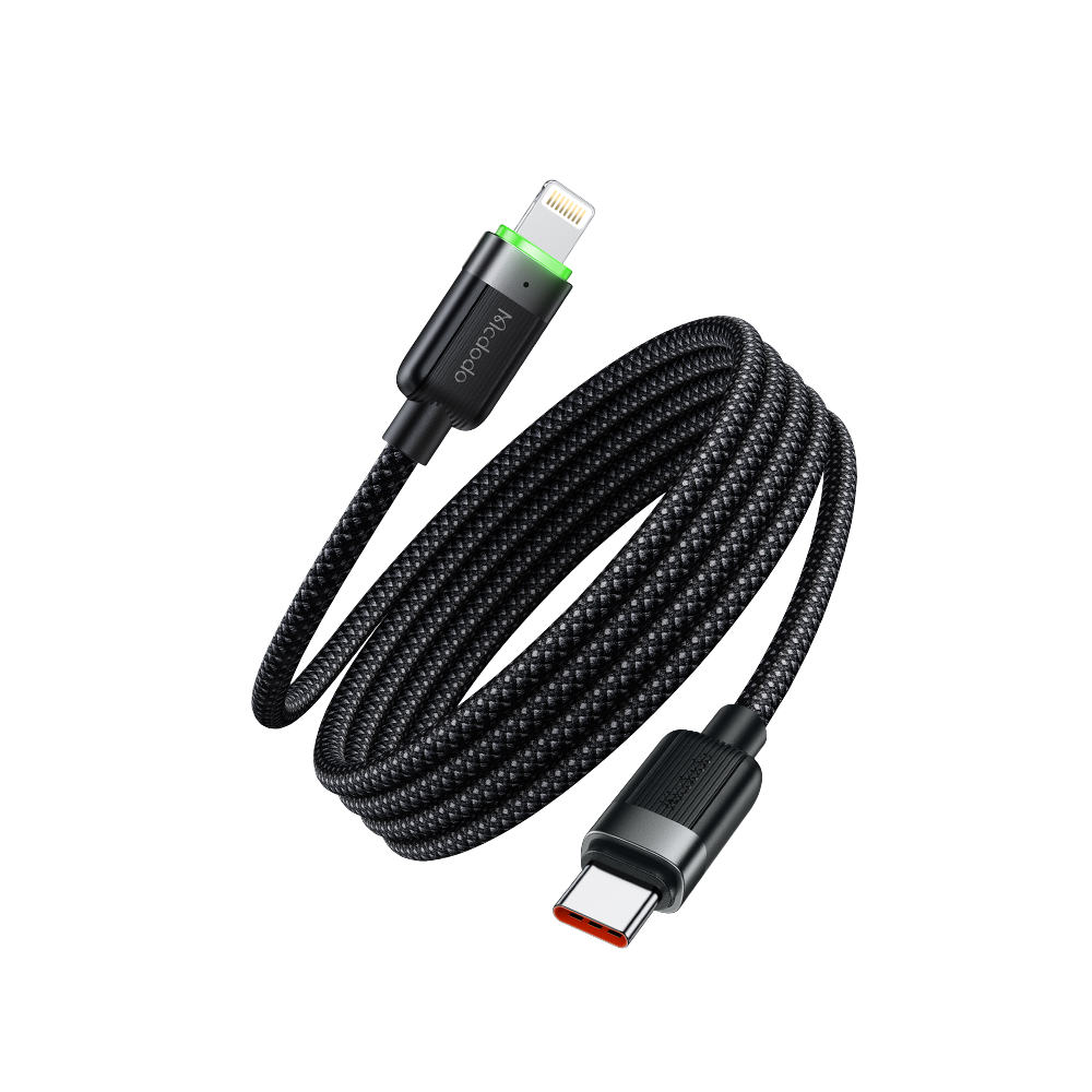맥도도 마그네틱 꼬임방지 C to 8핀 PD 고속충전 케이블 CA201(Mcdodo Magnetic Self-Winding C to 8 PD Fast Charging Cable CA201)