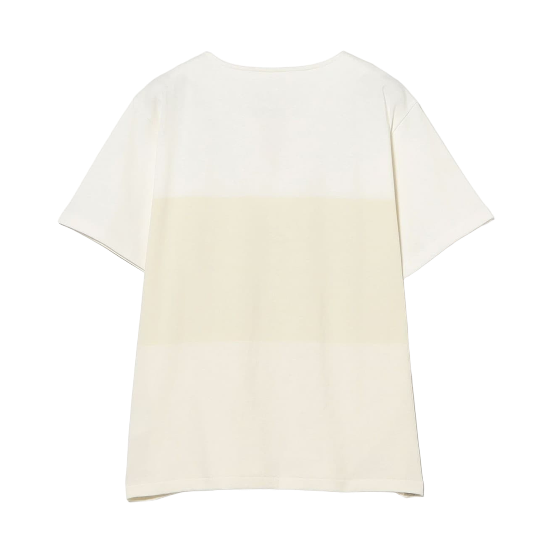 (W) 빔즈 보이 와이드 보더 숏슬리브 티셔츠 오프 화이트((W) Beams Boy Wide Border Short Sleeve T-Shirt Off White) - 2