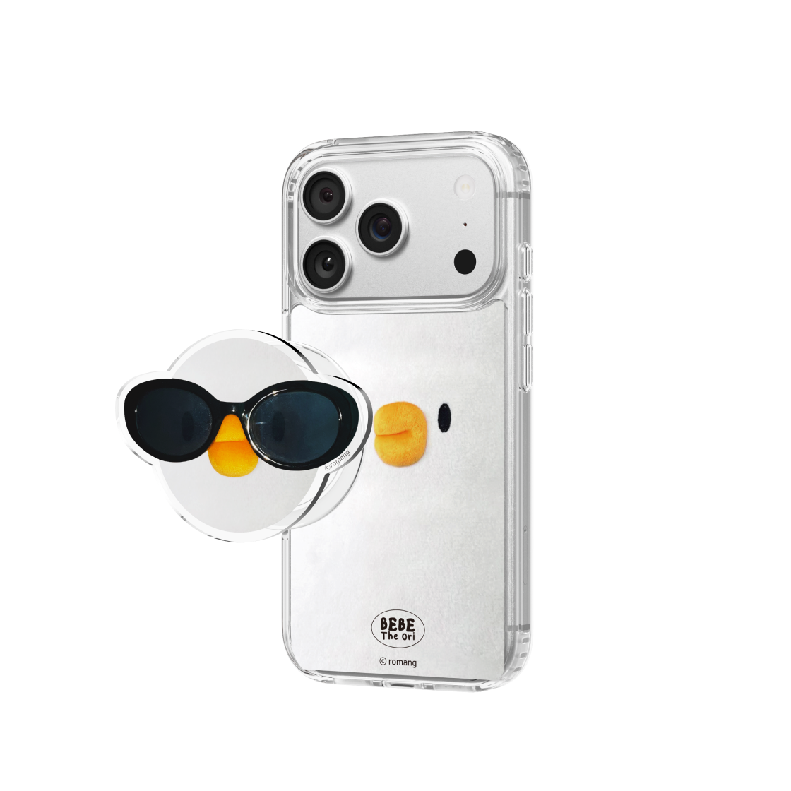 [SET] 에스엘비에스 베베더오리 얼굴 클리어 마그넷 케이스 3종 세트 for iPhone17 Series([SET] SLBS BEBE DE ORI Face Clear Magnet Case 3-Piece Set for iPhone 17 Series) - 2