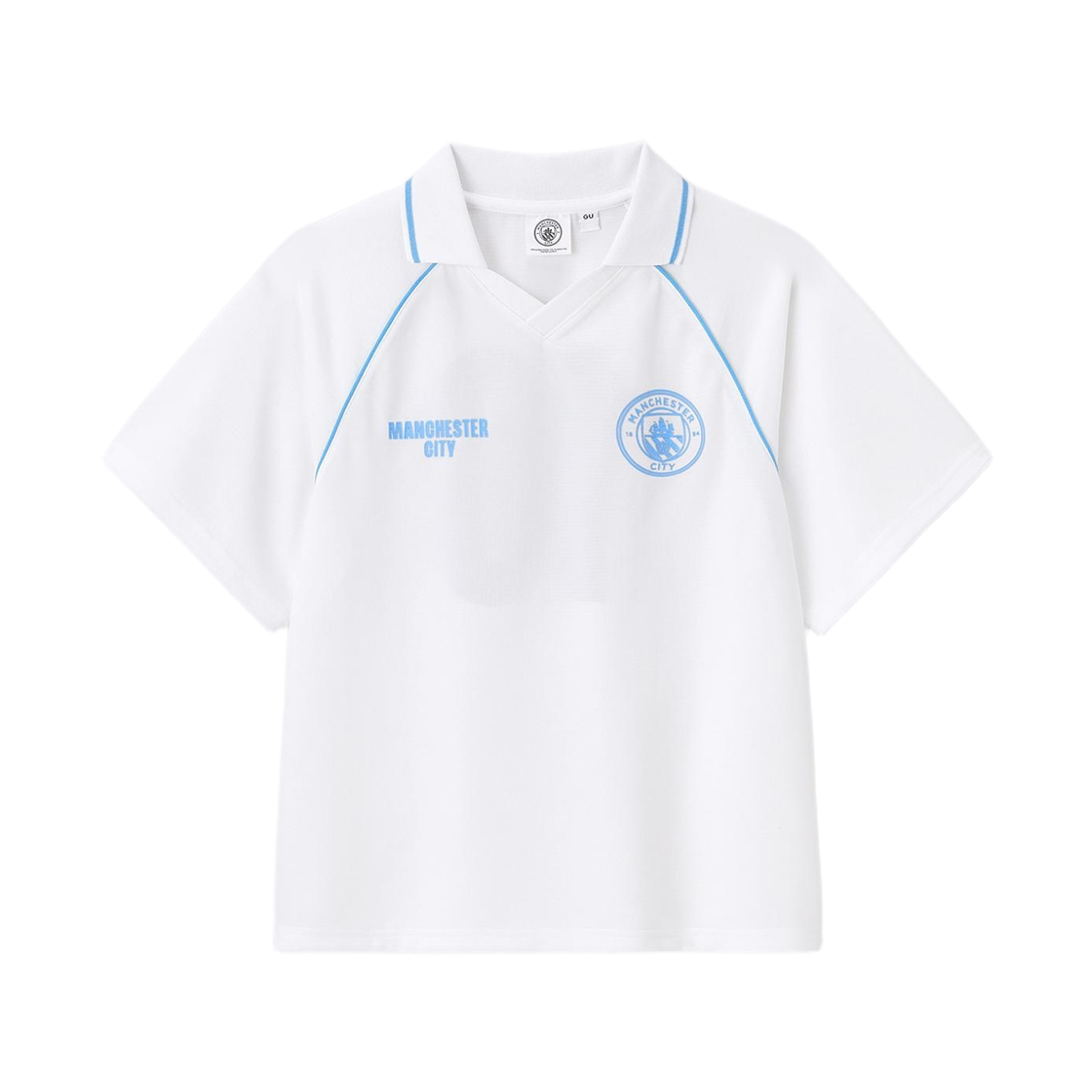 359575-00 (Kids) GU x Manchester City Game Shirt 1 White (Non Marking Ver.)