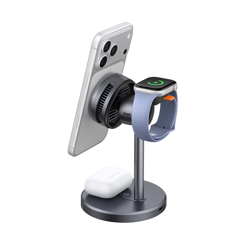 맥도도 Qi2.2 25W 3in1 맥세이프 고속 무선충전 TEC 쿨링 스탠드 거치대 CH617(Mcdodo Qi2.2 25W 3in1 Magnetic Wireless Fast TEC Cooling Charging Stand CH617) - 5