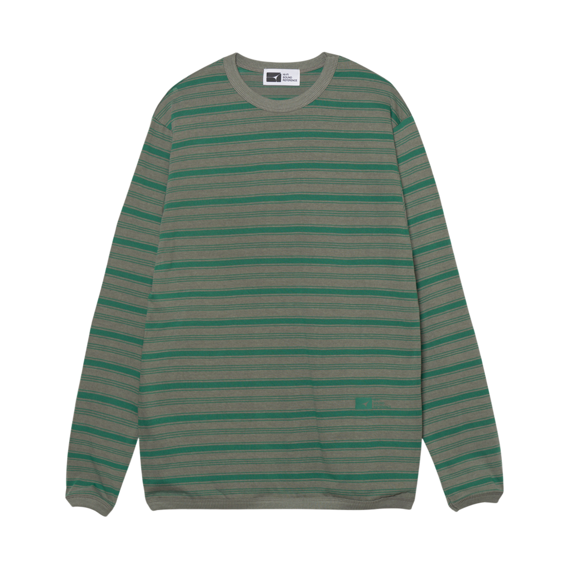 HFSR26SSUTS001VG Hifi Sound Reference Striped Long Sleeveless Vintage Green