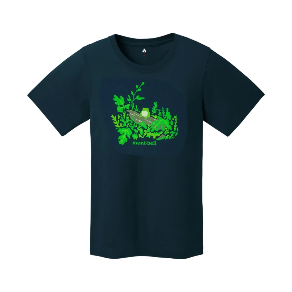 2304724 (W) Montbell Pear Skin Cotton T-Shirt Tree Frog Navy