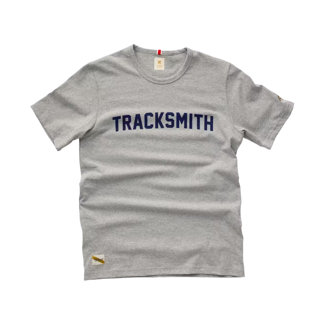 트랙스미스 그레이보이 티셔츠 그레이 네이비(Tracksmith Grayboy T-Shirt Gray Navy)