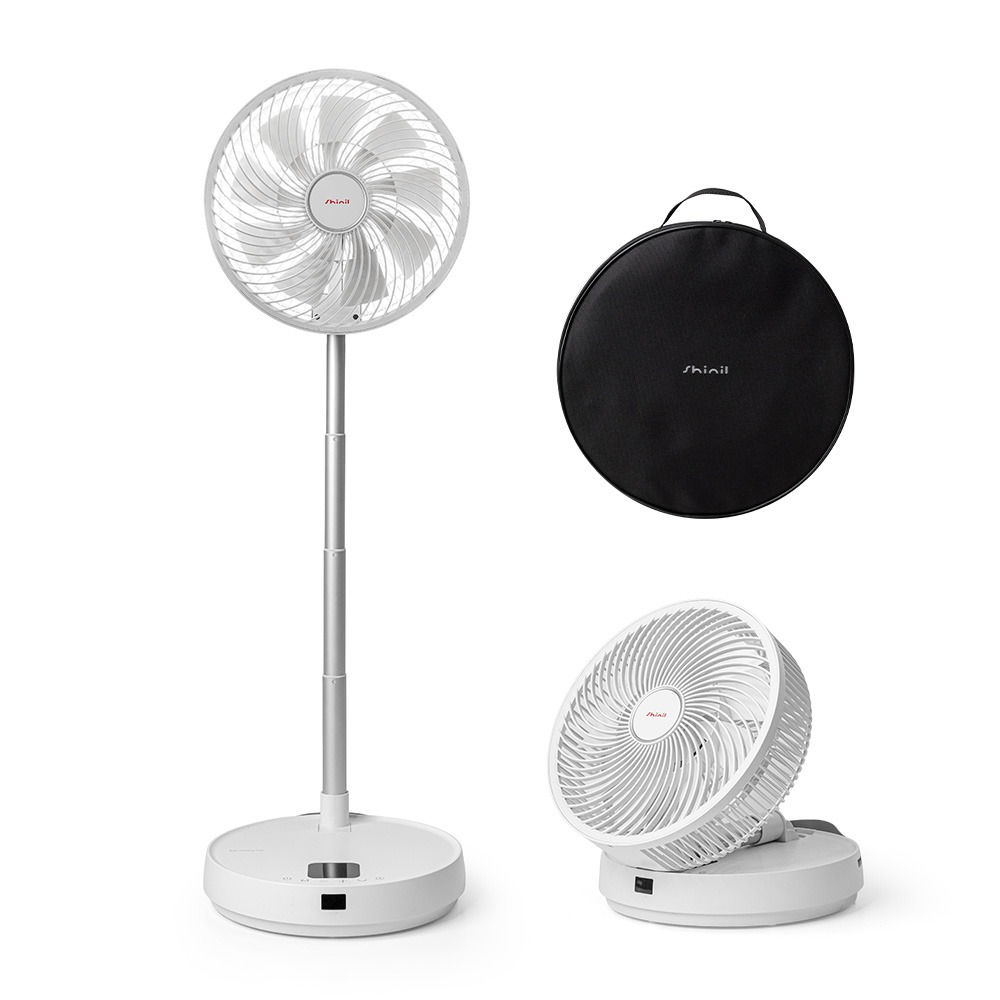 신일 10인치 폴더블 캠핑용 선풍기(SHINIL 10-inch Foldable Wireless Rechargeable Camping Fan with Portable Handle) - 5