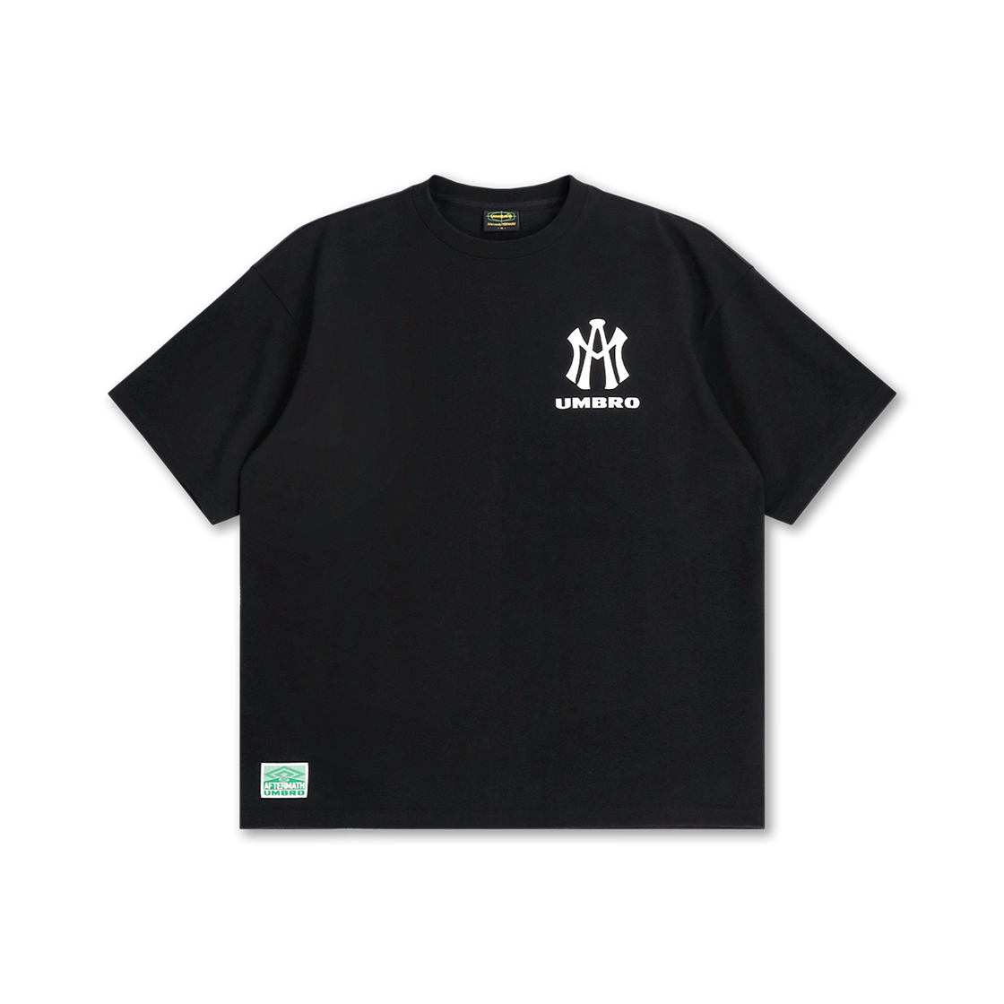 애프터매스 X 엄브로 로고 티 블랙(Atm X Umbro Logo Tee Black)
