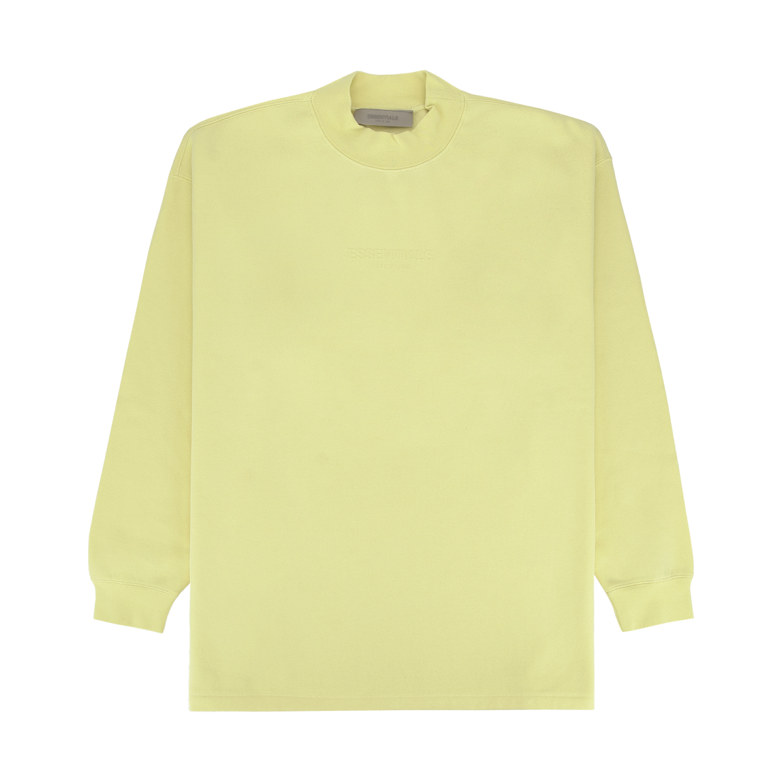 에센셜 릴렉스드 크루넥 스웨트셔츠 카나리 - 22FW(Essentials Relaxed Crewneck Sweatshirt Canary - 22FW) - 1