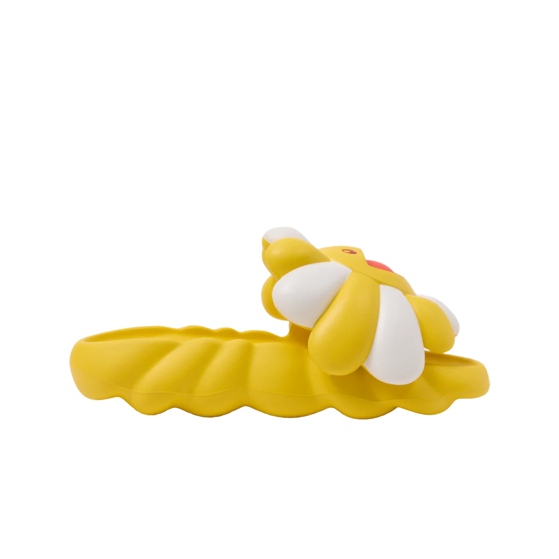 오하나 하타케 오하나 풀 블룸 슬라이드 옐로우 화이트(Ohana Hatake Ohana Full Bloom Slide Yellow White) - 1