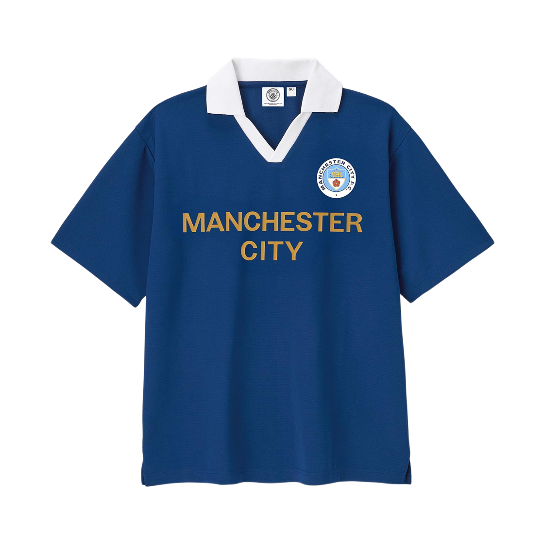 GU x 맨체스터 시티 풋볼 클럽 게임 셔츠 1 네이비 (논 마킹 버전)(GU x Manchester City Football Club Game Shirt 1 Navy (Non Marking Ver.))