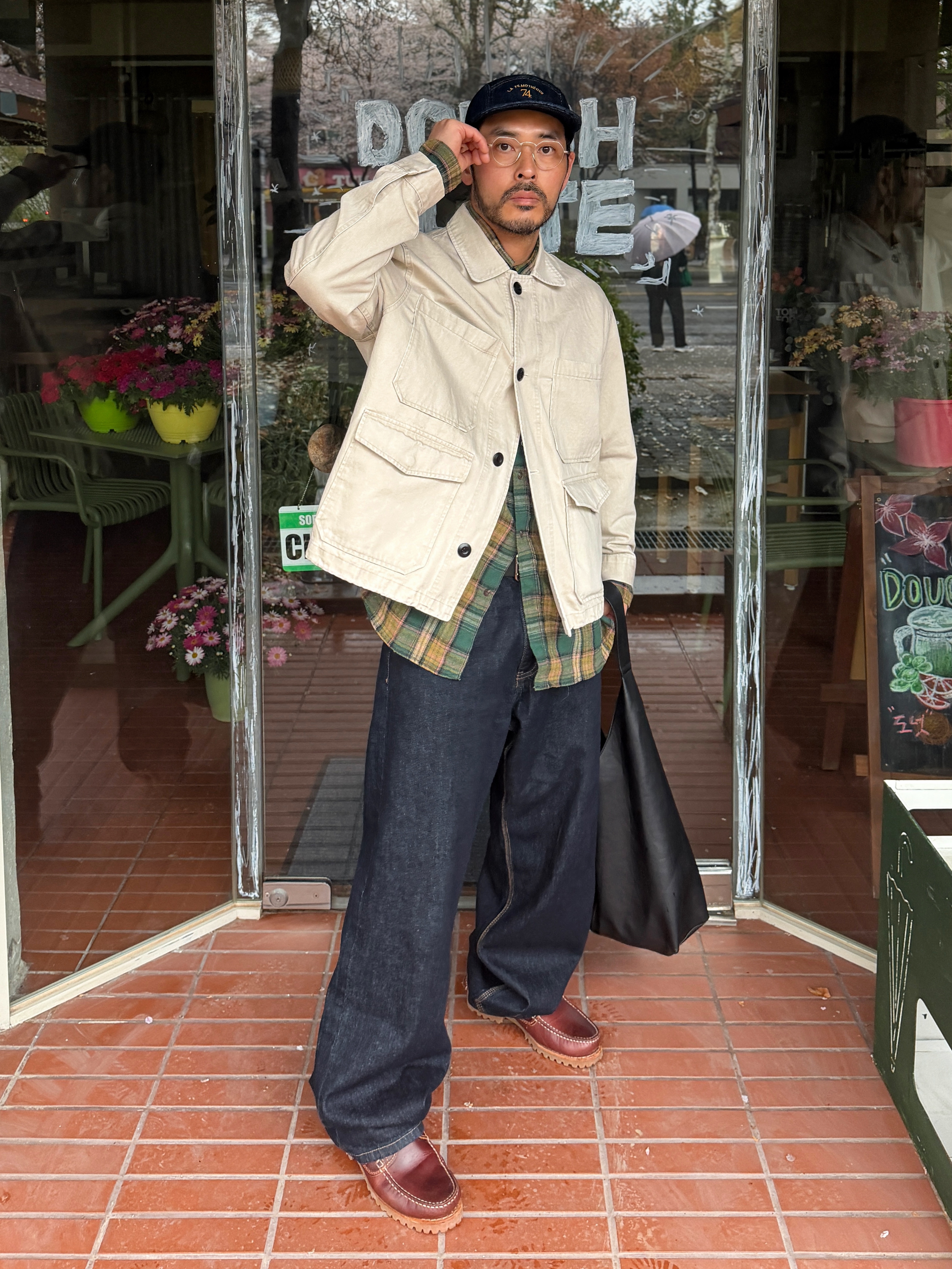 Timberland Classic 3-Eye Boat Shoes Brown - Wide 착용 스타일 - 1