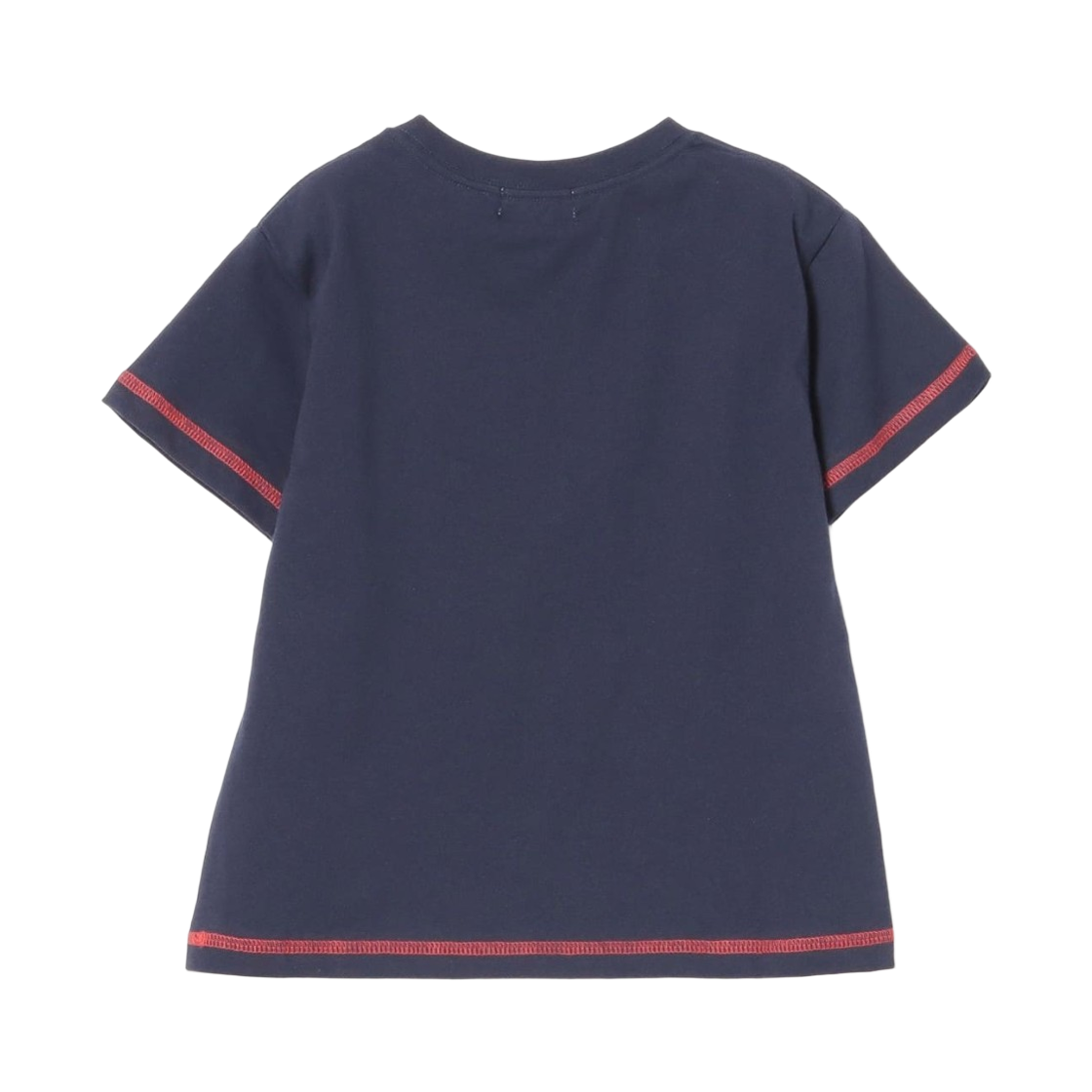 (키즈) 빔즈 미니 스마일 로고 티셔츠 네이비((Kids) Beams Mini Smile Logo T-shirt Navy) - 2