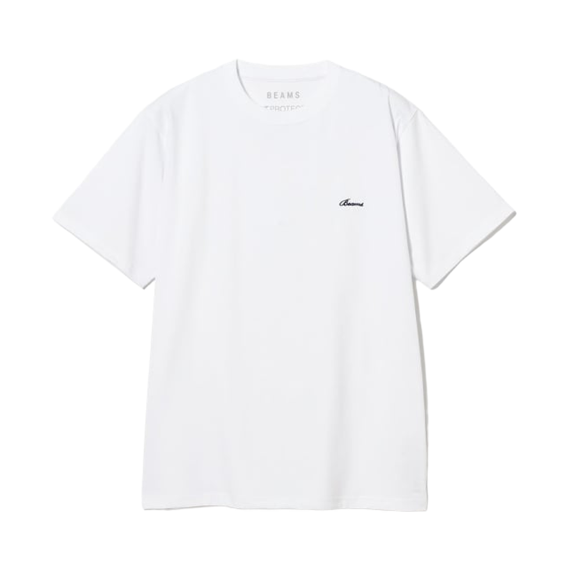 11-04-1478-803 Beams One-Point Design Basic Fit T-Shirt White