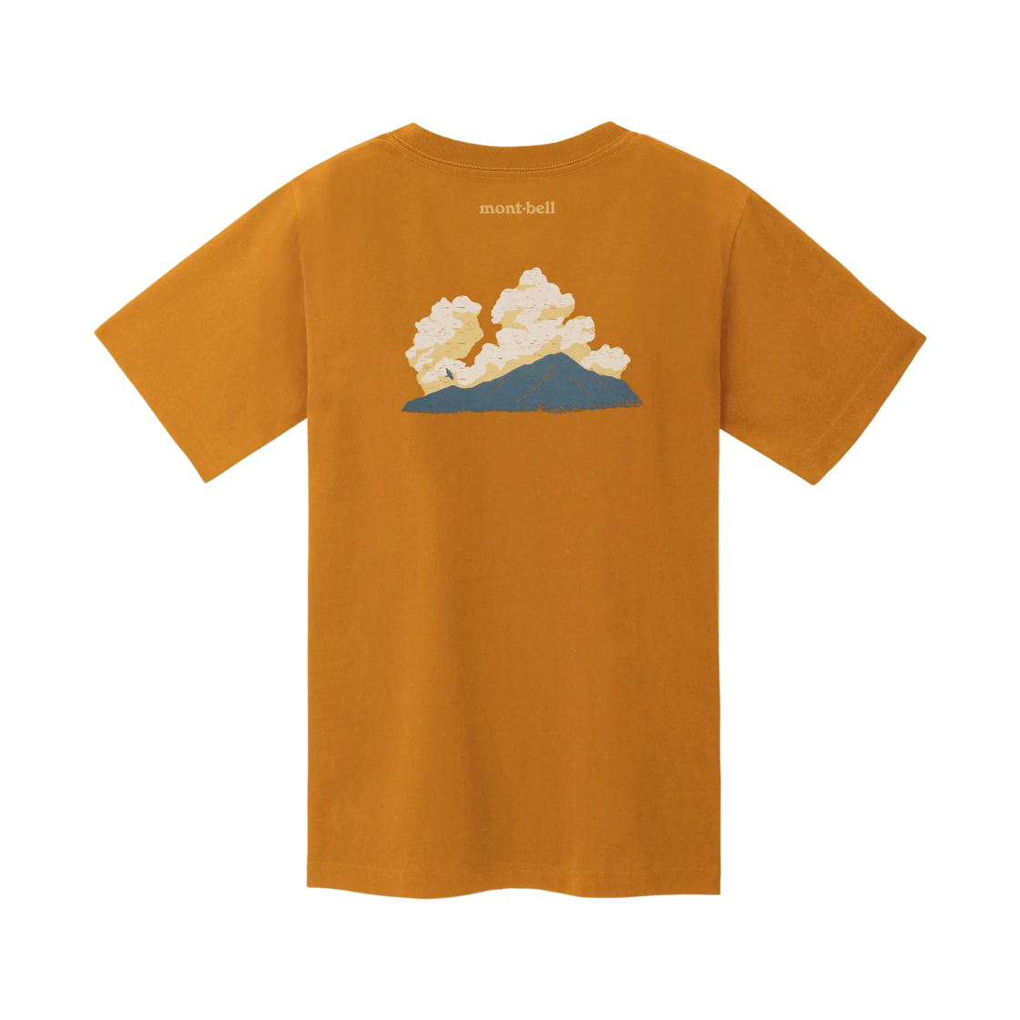 몽벨 피어 스킨 코튼 썸머 클라우드 티셔츠 오렌지(Montbell Pear Skin Cotton Summer Clouds T-Shirt Orange) - 1