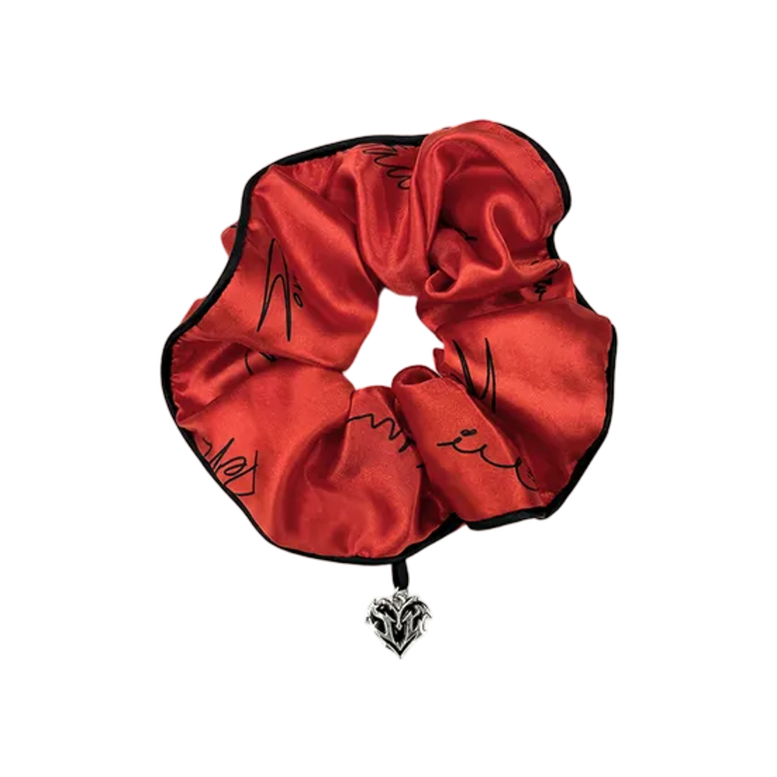 티원 하트 스크런치 레드(T1 Heart Scrunchie Red)
