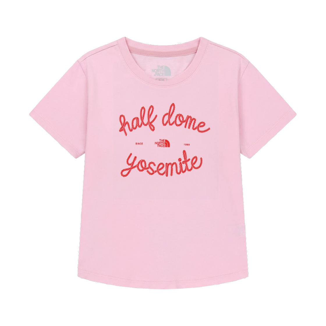 NT7US31M (W) The North Face Half Dome S/S R/T-Shirt Candy Pink - 26SS