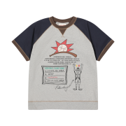 Problemallways Referee Raglan Sweatshirt Gray