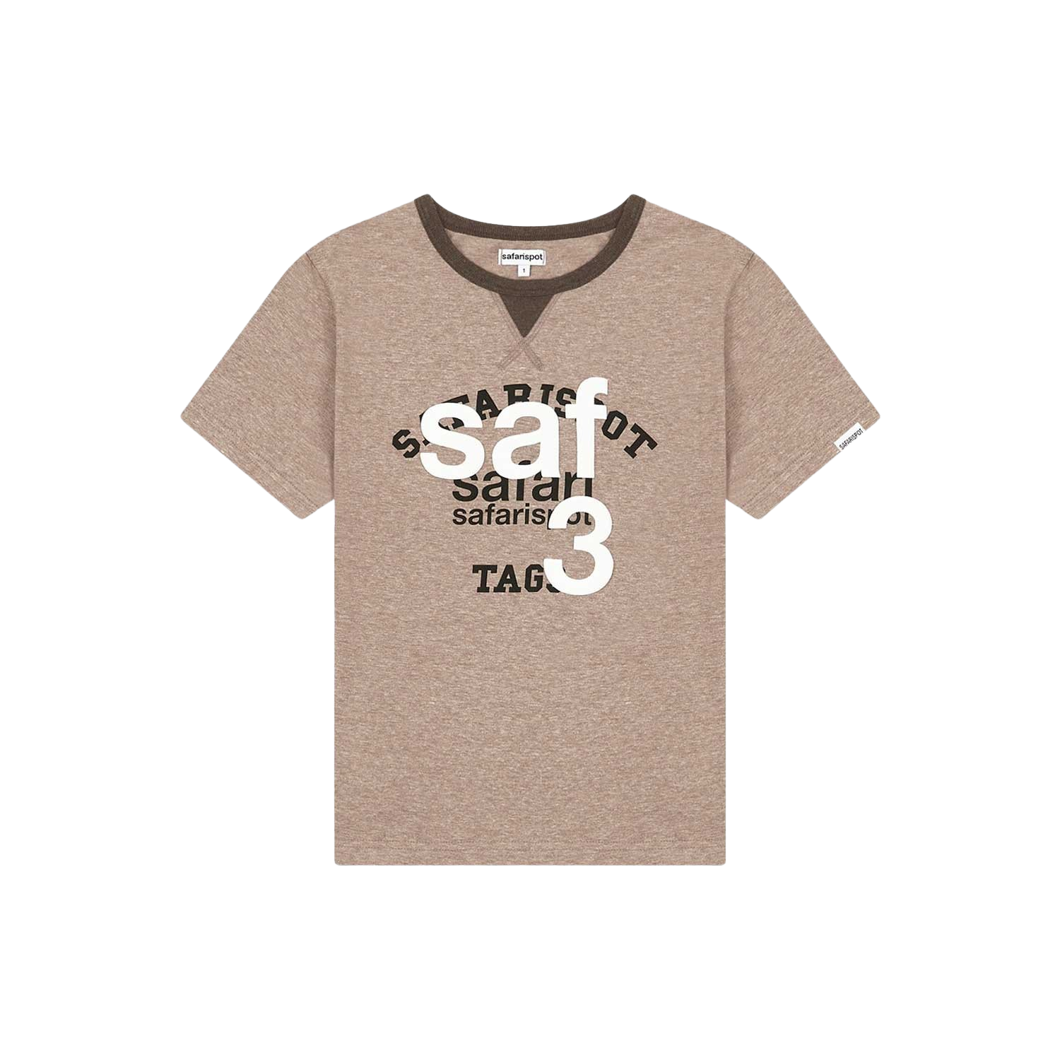 [KREAM 단독] 사파리스팟 1/2 루 베이스 스쿨 클럽 티 브라운([KREAM 단독] Safarispot 1/2 Roux Base School Club Tee Brown)