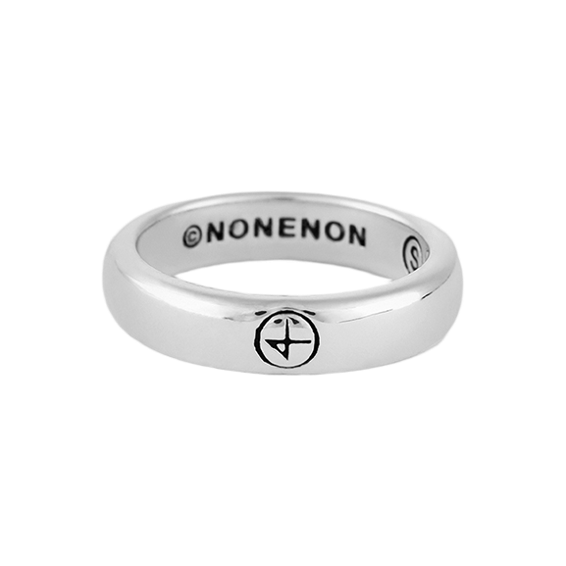NONENON-257 Nonenon Logo Plump Ring (3mm) Silver925