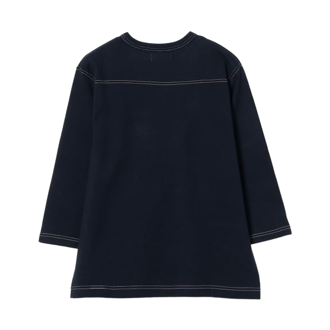 (W) 빔즈 보이 텐지쿠 풋볼 3/4 티셔츠 네이비((W) Beams Boy Tenjiku Football 3/4 T-Shirt Navy) - 2