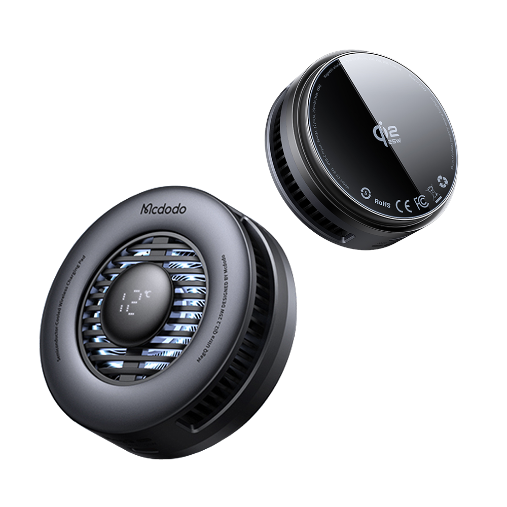 맥도도 Qi2.2 25W 맥세이프 TEC 쿨링 고속 무선충전기 CH841(Mcdodo Qi2.2 25W MagSafe TEC Cooling Wireless Charger CH841) - 1