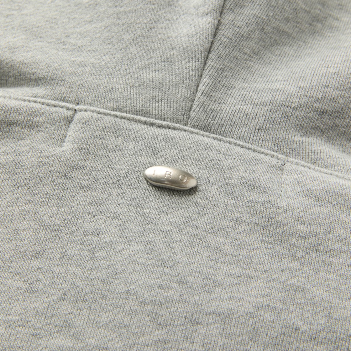 이로 베셀스 베이직 로고자수 스웻후디 그레이(Iro Vessels Basic Logo Embroidered Sweat Hoodie Gray) - 6