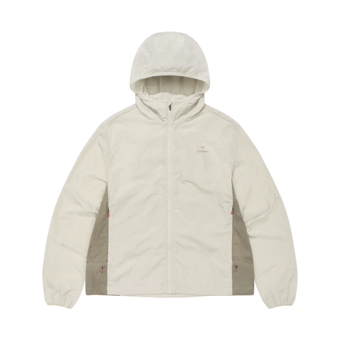 커버낫 x 미즈노 패커블 백팩 윈드브레이커 베이지(Covernat x Mizuno Packable Backpack Windbreaker Beige)