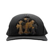 Chrome Hearts Cemetery Trucker Hat Black Camo