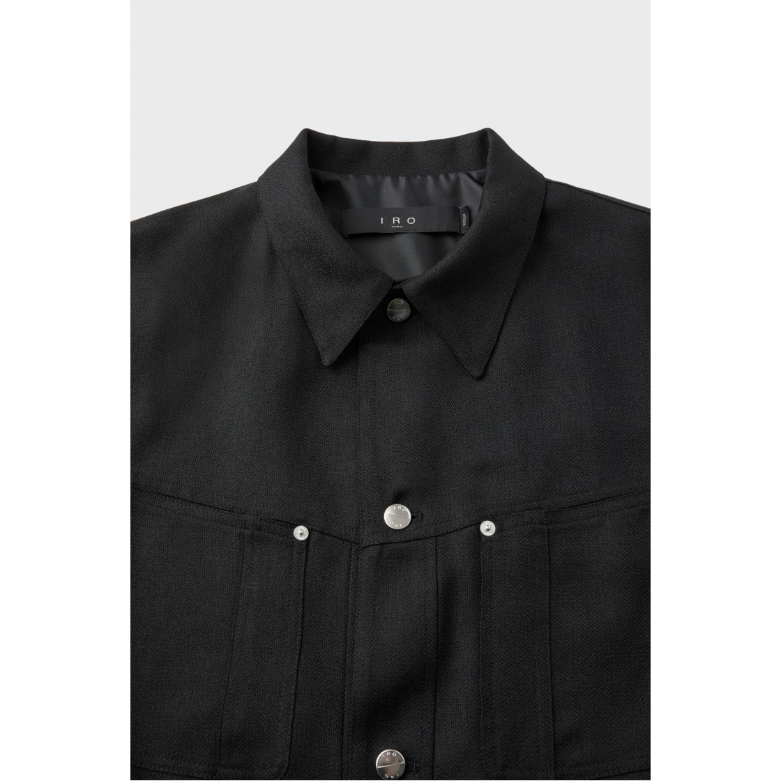 이로 레조넌스 트러커 자켓 블랙(Iro Resonance Trucker Jacket Black) - 4