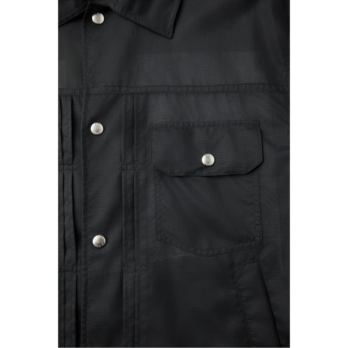 이로 에어론 시어 립스탑 트러커 블랙(Iro Aeron Sheer Ripstop Trucker Jacket Black) - 6