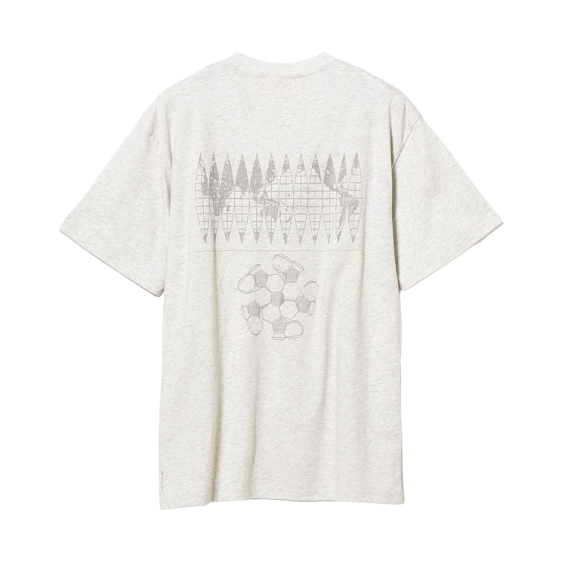 빔즈 T x WGN 글로벌 브로드캐스트 티셔츠 애쉬(Beams T x WGN Global Broadcast T-Shirt Ash) - 2
