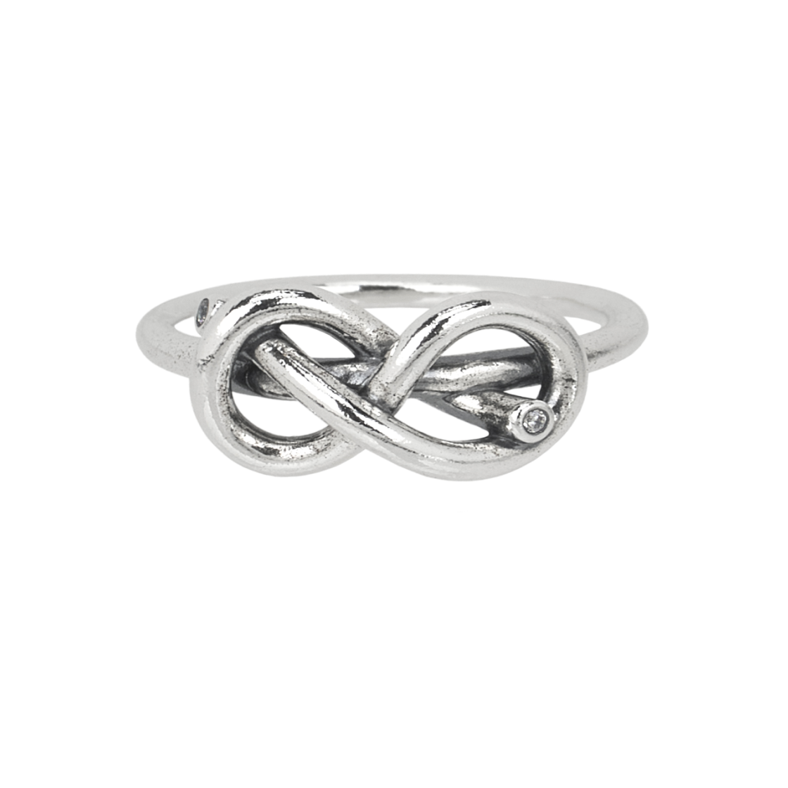 (W) 판도라 인피니티 노트 링 스털링 실버((W) Pandora Infinity Knot Ring Sterling Silver) - 1