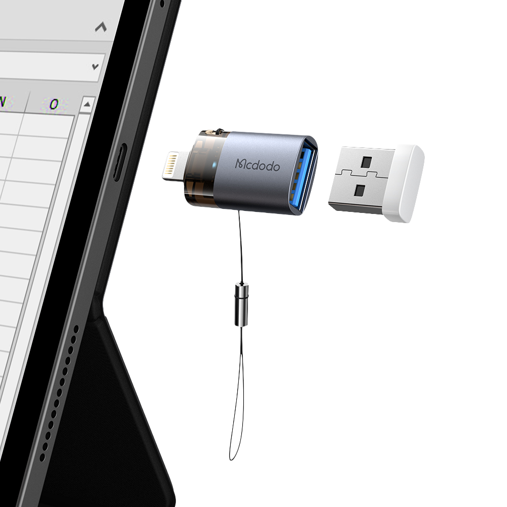 맥도도 TR 프로 USB-A타입 to 8핀 미니 젠더 OT739(Mcdodo TR PRO USB-A to Lightning Mini Adapter OT739) - 4