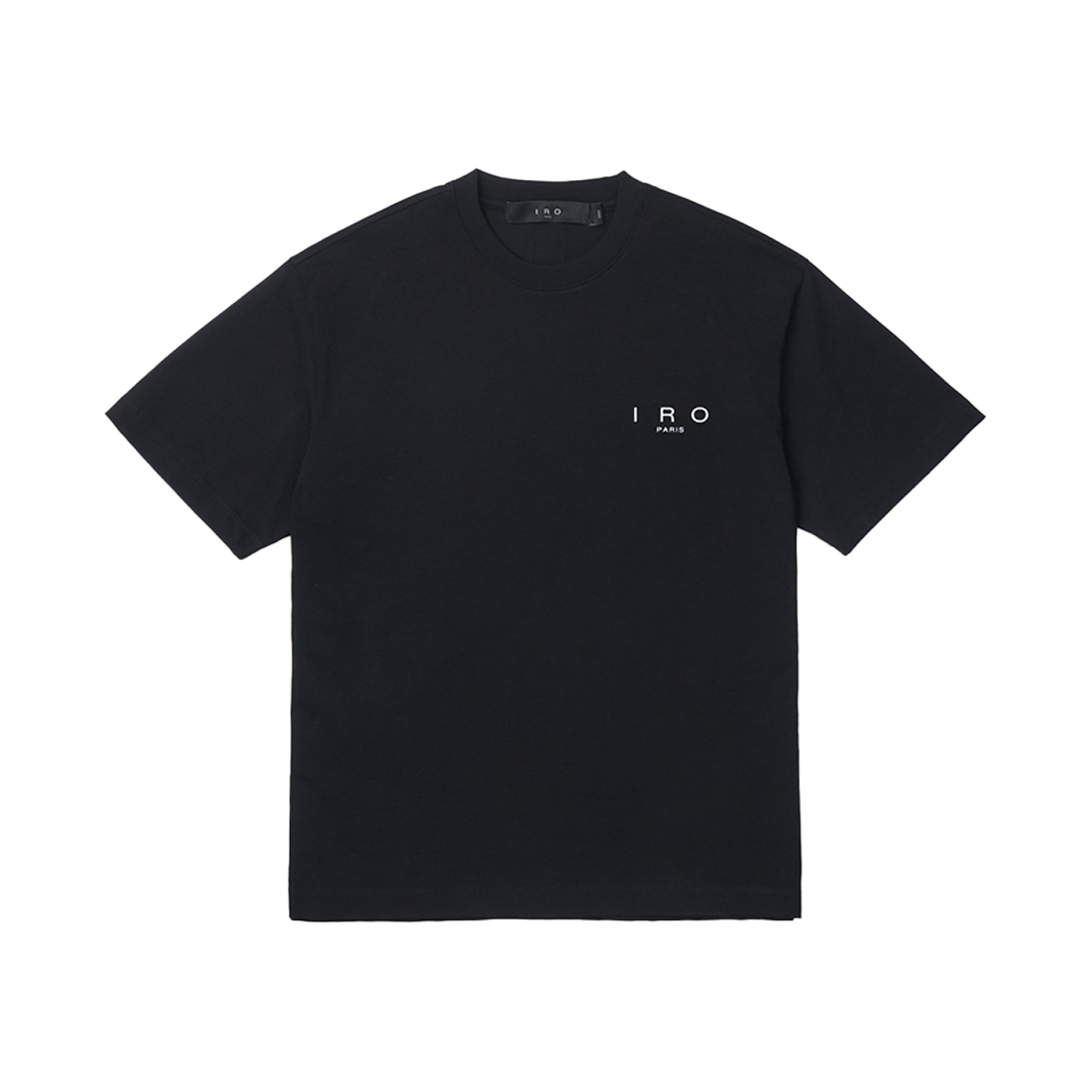 이로 서피스 시즌 슬로건 아트웍 반팔 티셔츠 블랙(Iro Surface Season Slogan Artwork Short Sleeve T-Shirt Black)