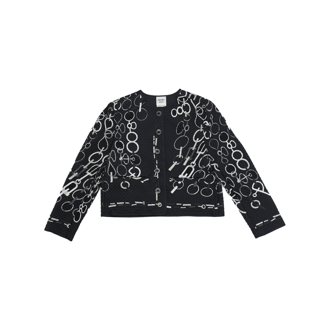 IT6LKVOLVJ8S Hermes Chandal Pattern Jacket 3H0202D4