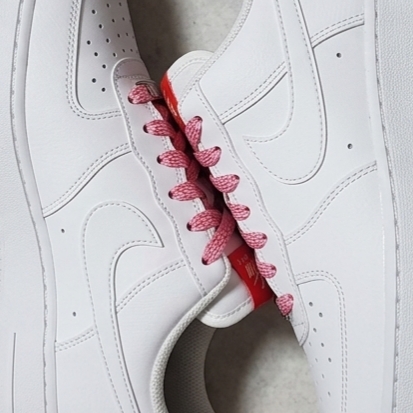(W) Nike Air Force 1 '07 White Pink Foam 착용 스타일