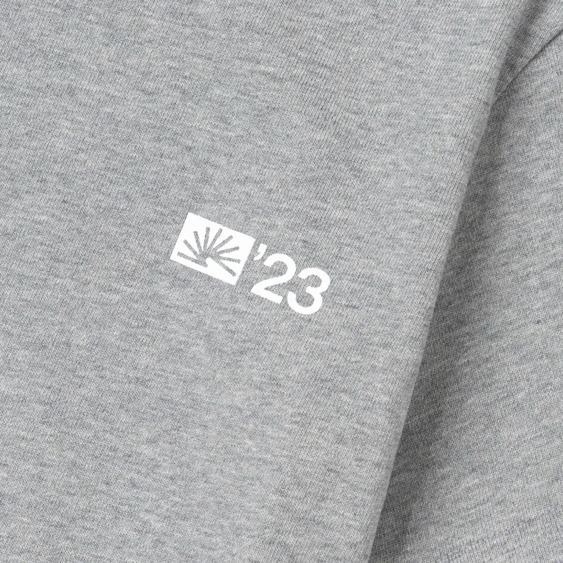 베를린 포토북 디스트리뷰션 W 002 오버뷰 티셔츠 그레이(Berlin Photobook Distribution W 002 Overview Tee Grey) - 3