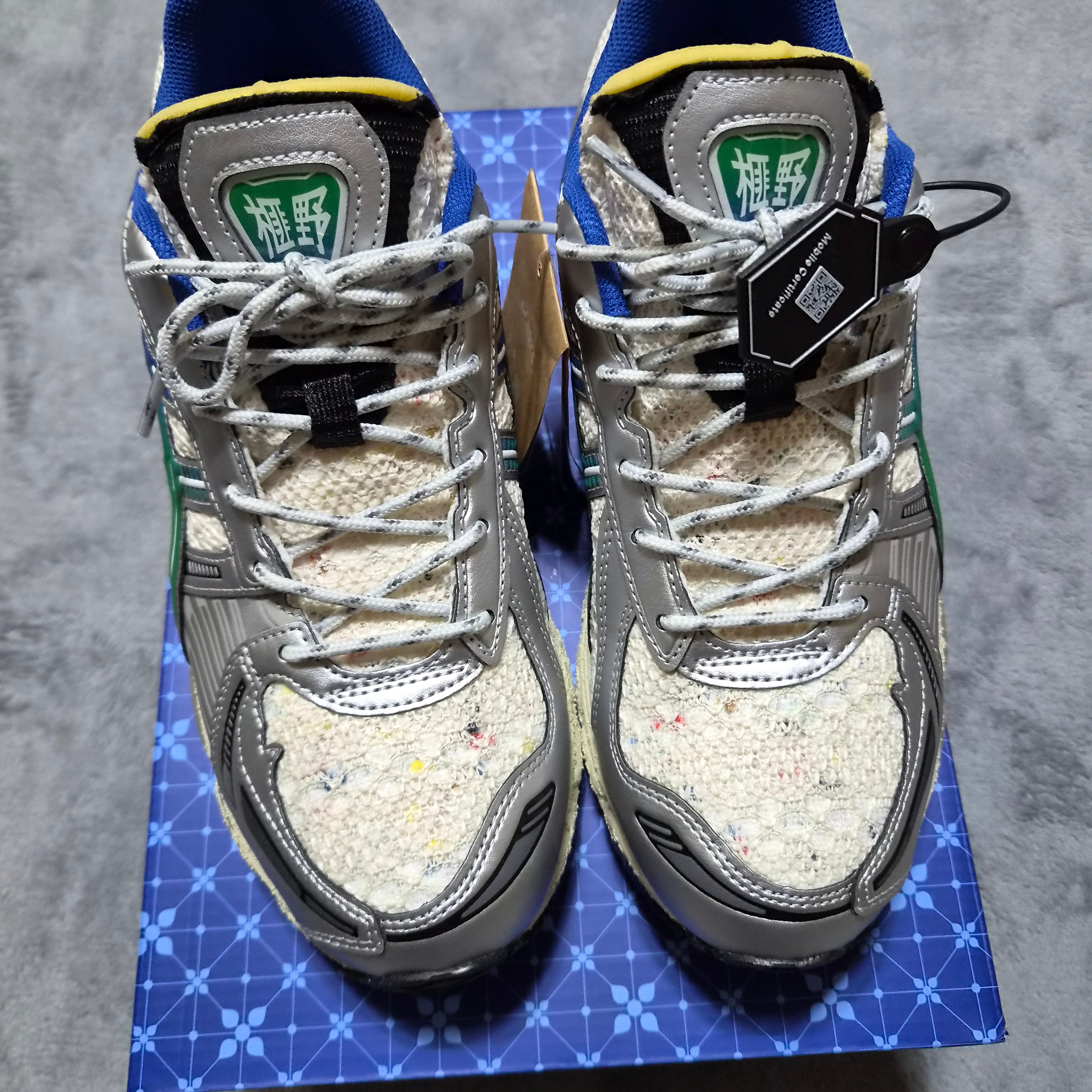 Asics x Carnival Gel-Kayano 12.1 Cream Green Basil 착용 스타일
