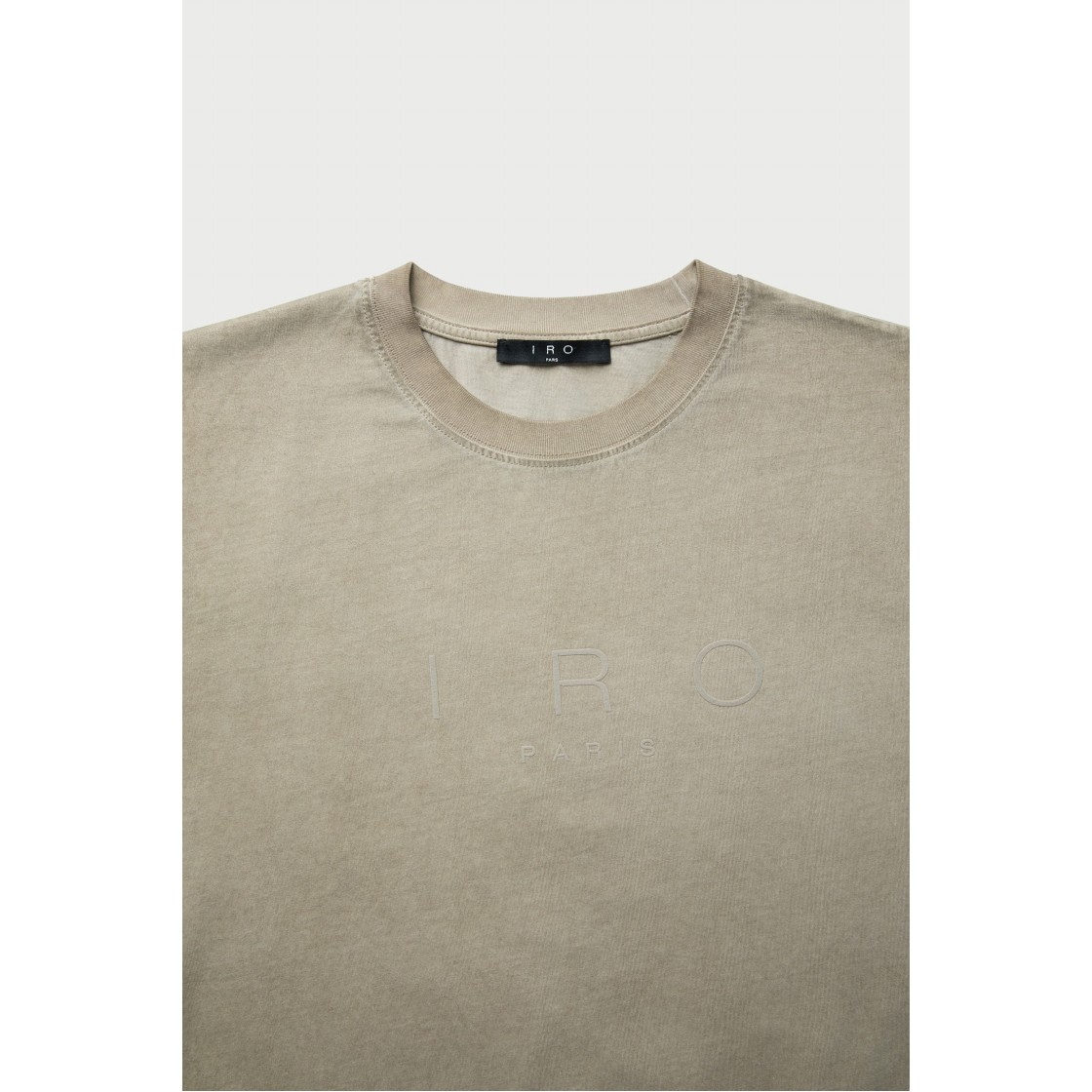 이로 코린 로고 코튼 티셔츠 카키(Iro Corin Logo Cotton T-Shirt Khaki) - 4