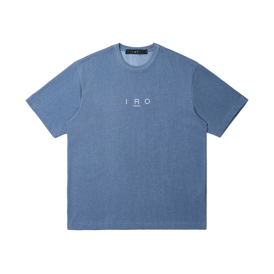 이로 사블 피그먼트 로고 티셔츠 블루(Iro Sable Pigment Logo T-Shirt Blue) - 1