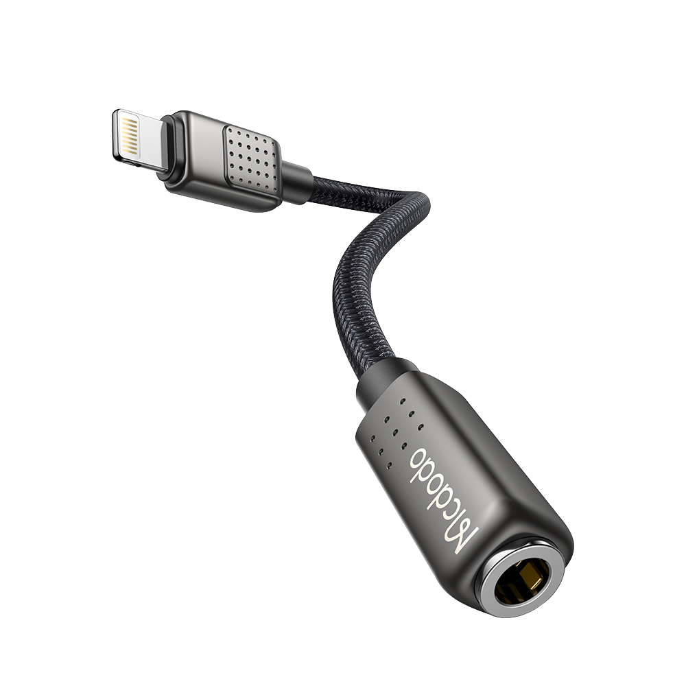 맥도도 라이트닝 8핀 to DC3.5mm 오디오 젠더 CA501(Mcdodo Lightning to DC3.5mm Female Digital Audio Cable CA501) - 2