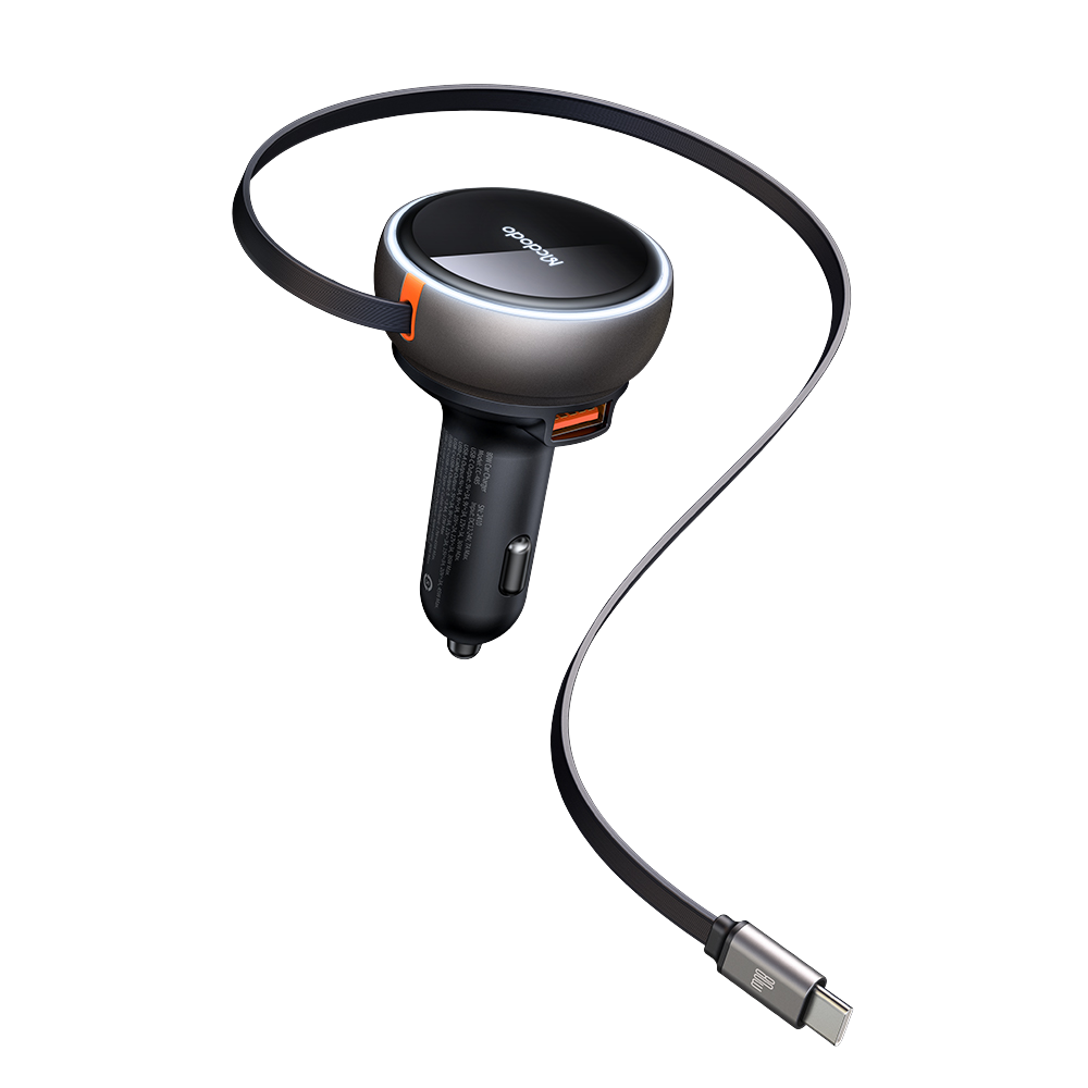 맥도도 80W C타입 케이블 일체형 차량용 2포트 고속충전기 CC485(Mcdodo 80W Type C 2-Port Car Charger with Retractable Cable CC485) - 2