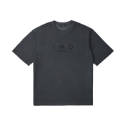 Iro Corin Logo Cotton T-Shirt Black Ston