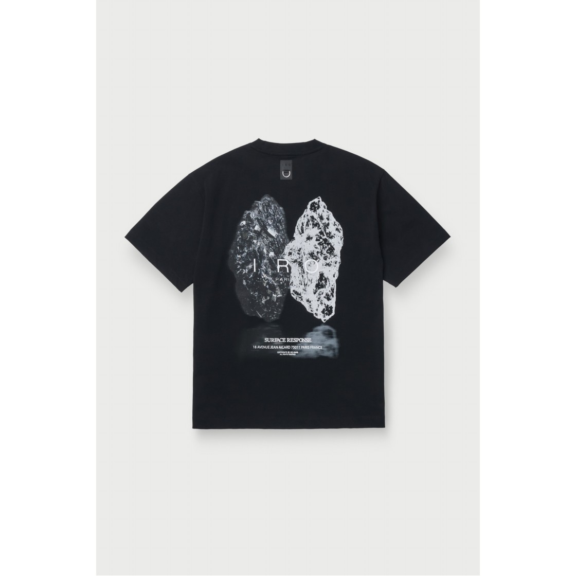 이로 서피스 시즌 슬로건 아트웍 반팔 티셔츠 블랙(Iro Surface Season Slogan Artwork Short Sleeve T-Shirt Black) - 3