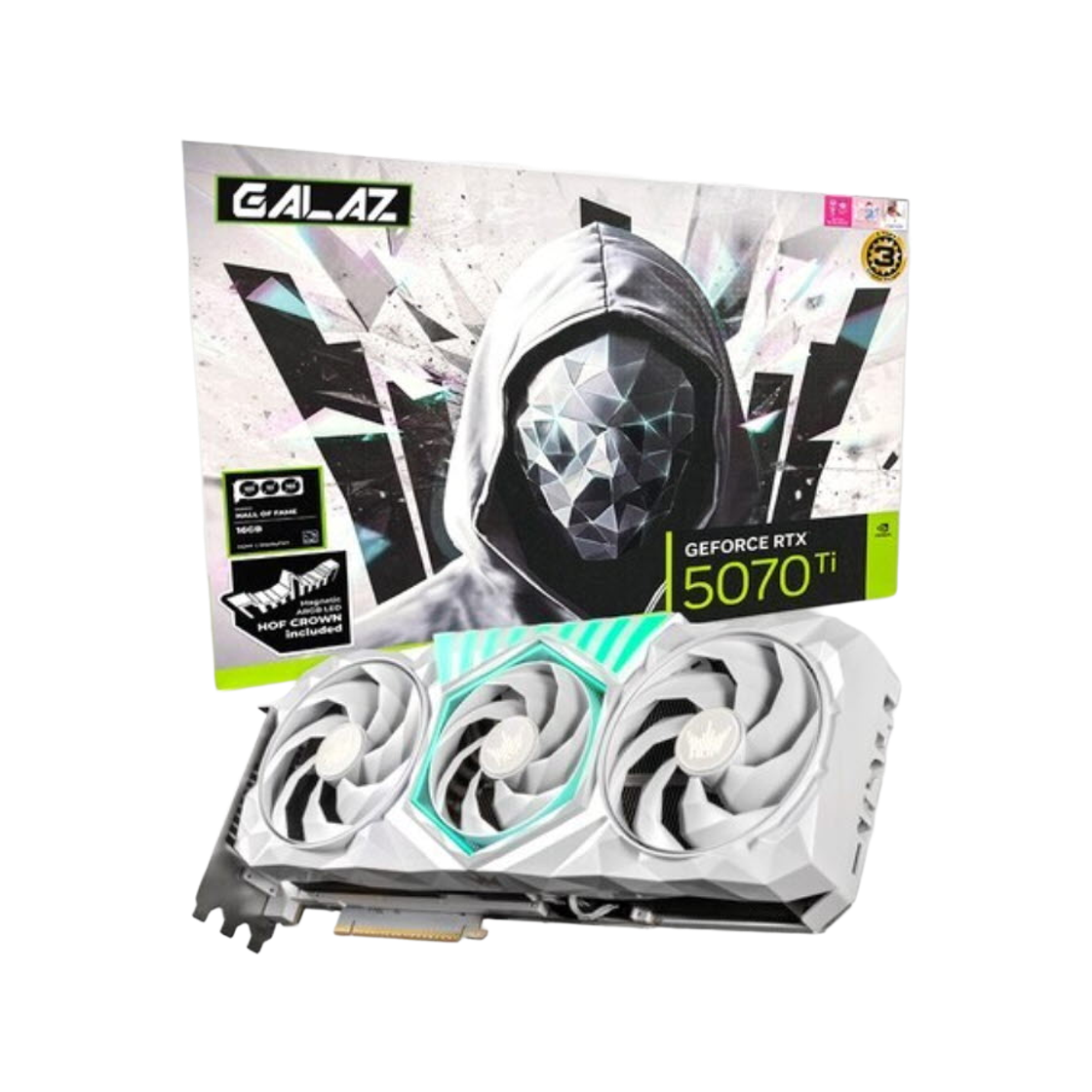 갤럭시 GALAZ 지포스 RTX 5070 Ti HOF GAMING D7 16GB WHITE