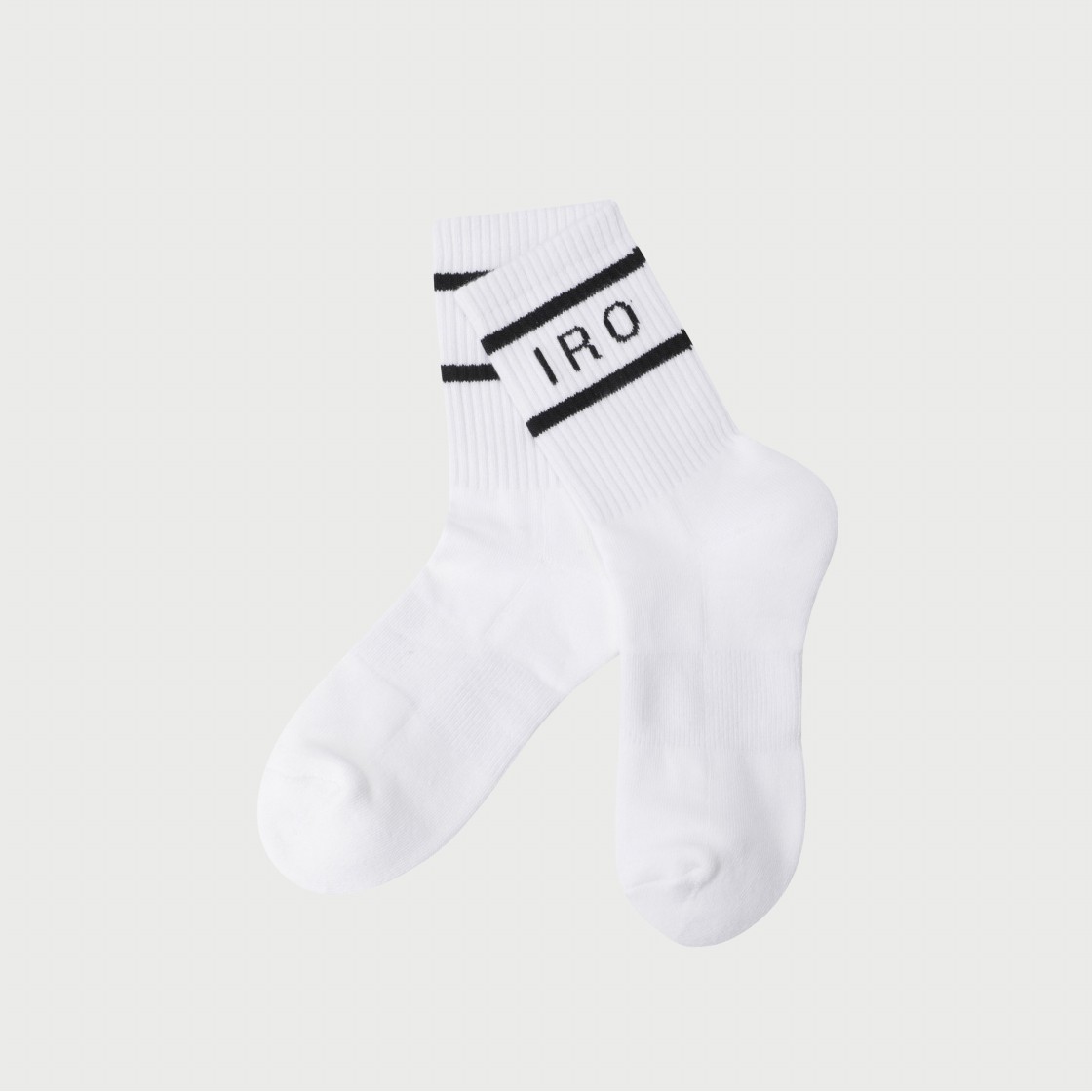 이로 이로 라인 로고 양말 화이트(Iro Iro Line Logo Socks White) - 2