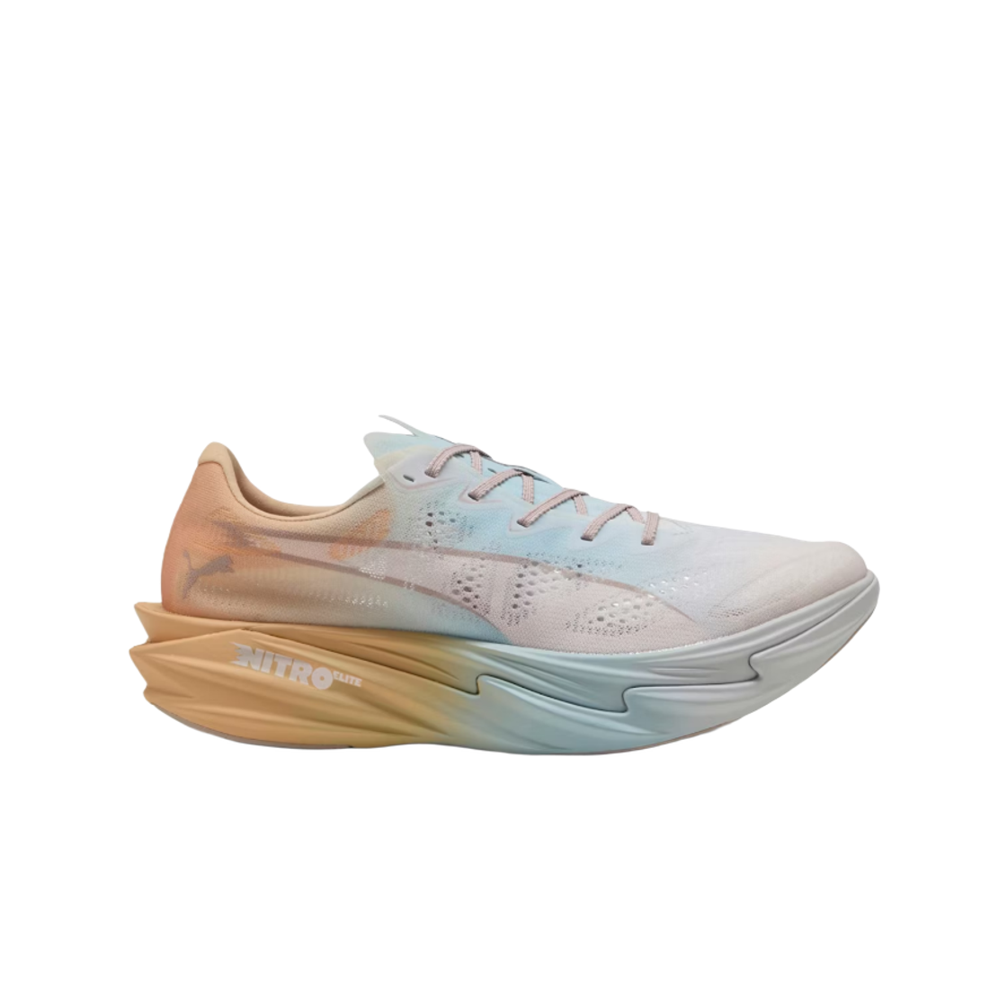 푸마 디비에이트 나이트로 엘리트 4 런 클럽 자스민 플라워 루사이트(Puma Deviate Nitro Elite 4 Run Club Jasmine Flower Lucite) - 1