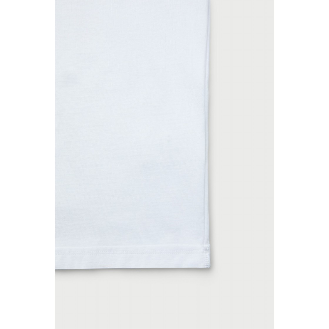 이로 서클 도형 로고 다잉 반팔 티셔츠 화이트(Iro Circle Geometric Logo Dyed Short Sleeve T-Shirt White) - 6