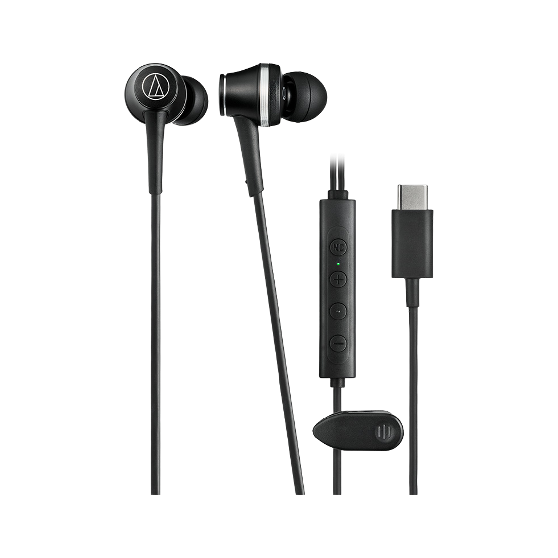 오디오테크니카 ATH-CKD7NC Φ11mm 다이나믹 드라이버 C타입 고해상도 이어폰 블랙(Audio-Technica ATH-CKD7NC In-Ear Headphones Black)