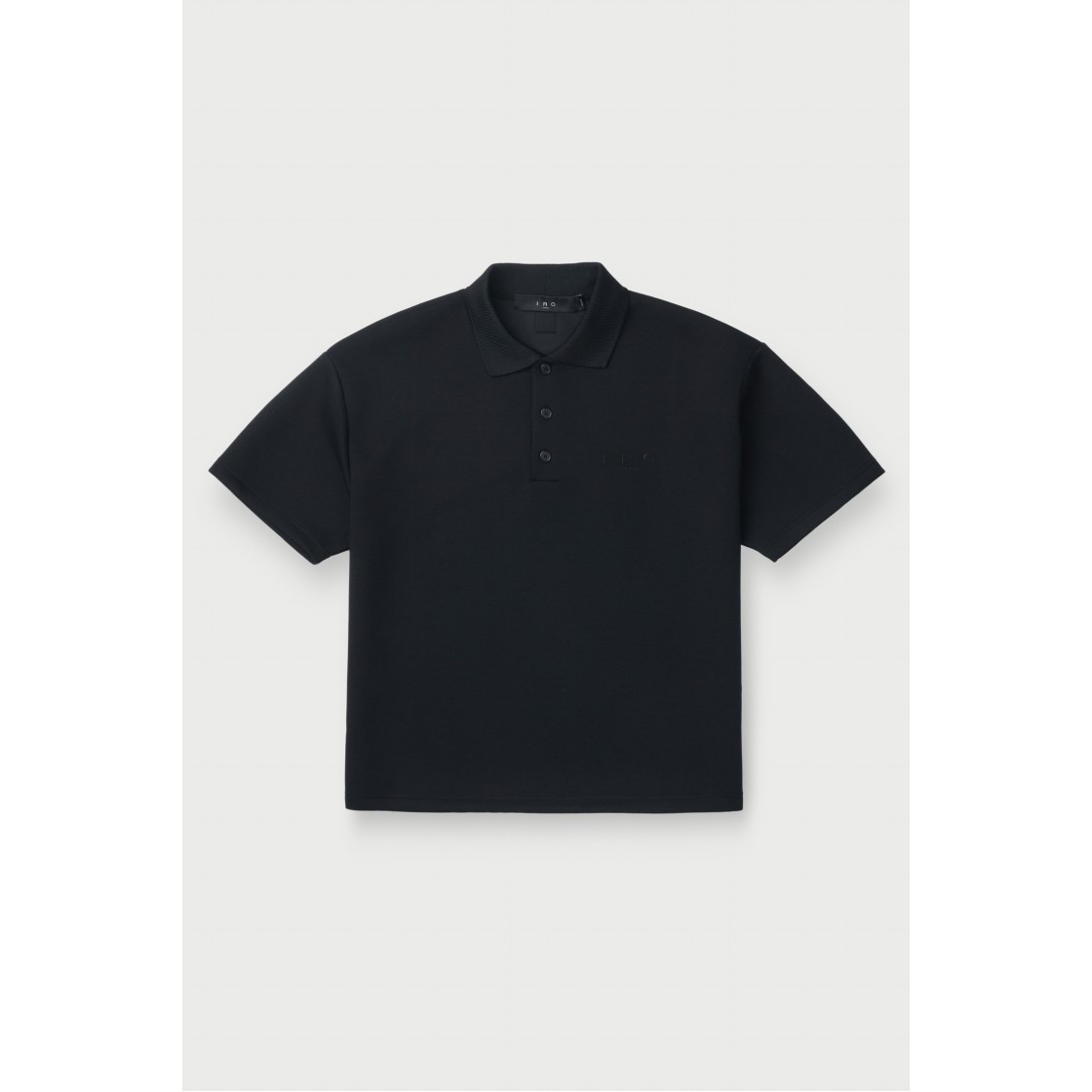 이로 에바지옹 오버핏 카라 반팔 쿠션 티셔츠 블랙(Iro Evasion Oversized Collar Short Sleeve Cushion T-Shirt Black) - 2